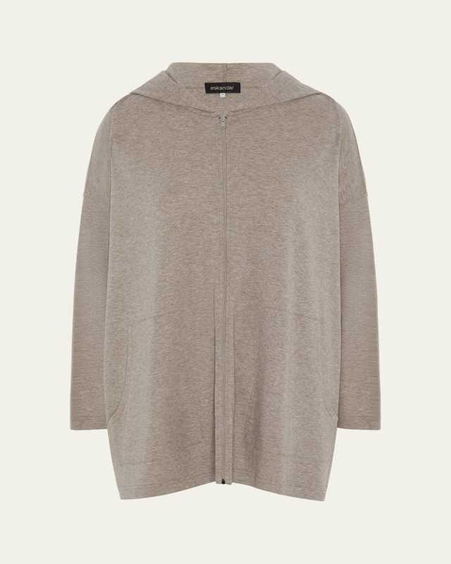 Zipped Hooded Top (Long Length)